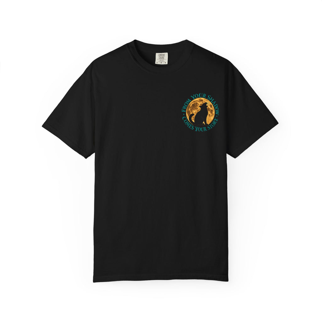 Yeowl at the Moon Cat T-Shirt — Vintage Howling Cat Graphic Tee