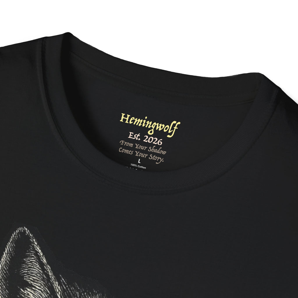 Wolf Face Human Profile T-Shirt — Half Wolf, Half Human Graphic Tee