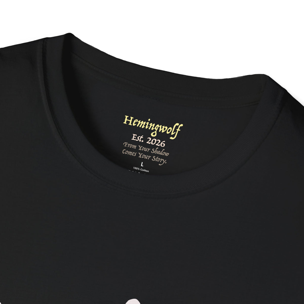 We're Wolves T-Shirt — Subtle Gothic Script Graphic Tee