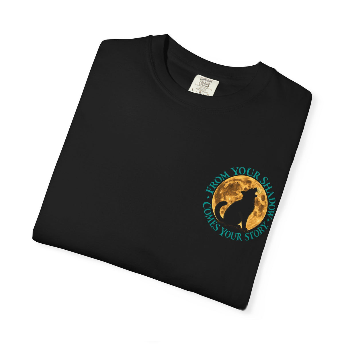 Yeowl at the Moon Cat T-Shirt — Vintage Howling Cat Graphic Tee