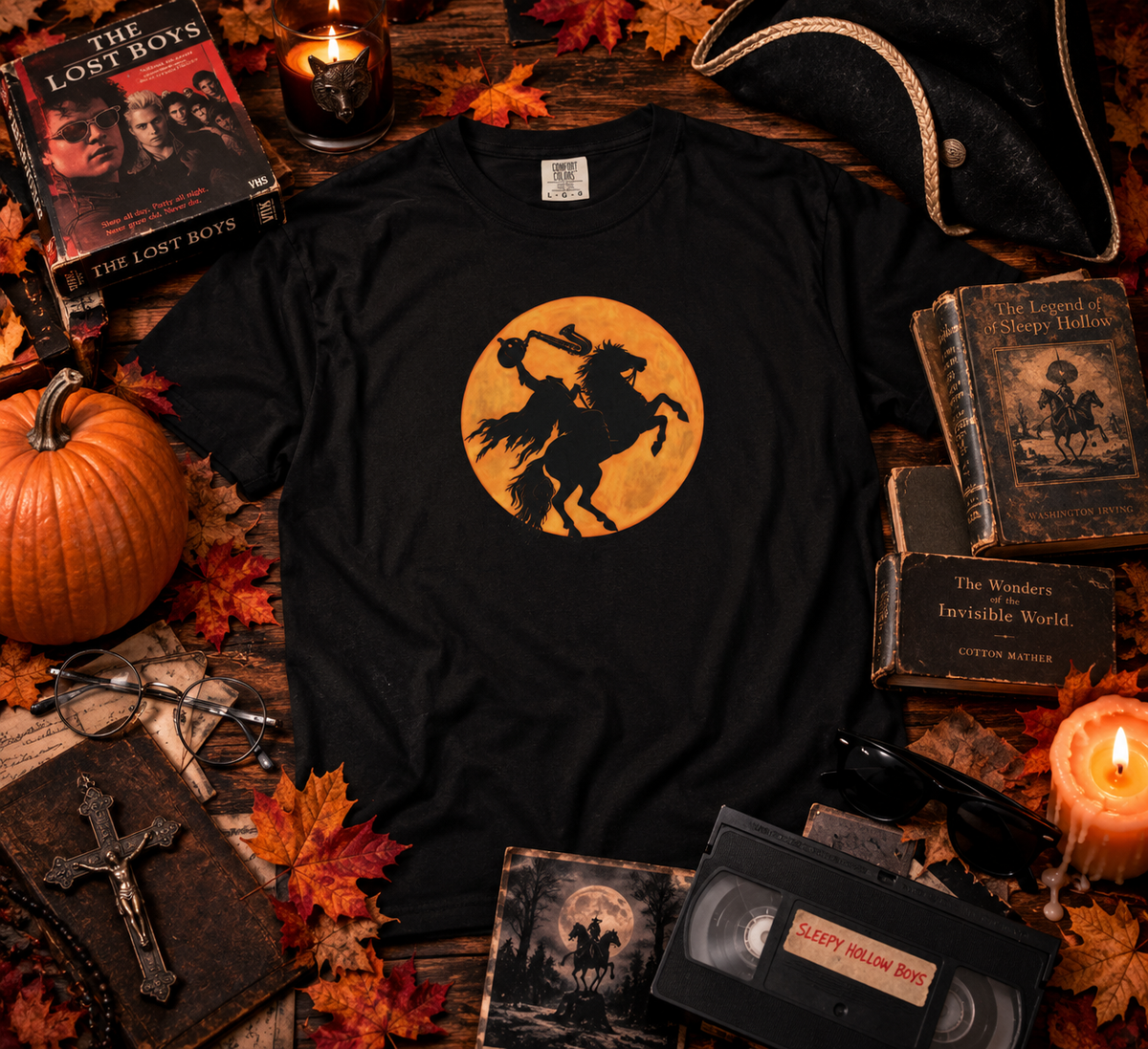 'The Sleepy Hollow Boys' Mock Movie Poster-  Retro Graphic Tee